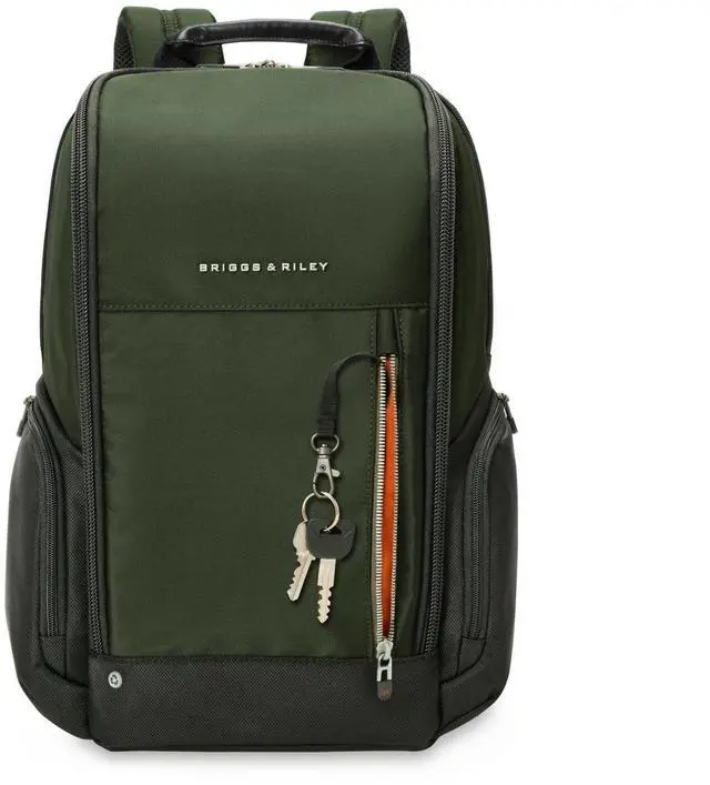 Alt view image 2 of 5 - Briggs & Riley HTA, Forest, Medium Widemouth Backpack