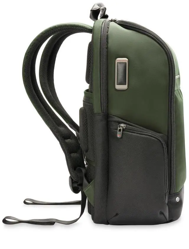 Alt view image 4 of 5 - Briggs & Riley HTA, Forest, Medium Widemouth Backpack