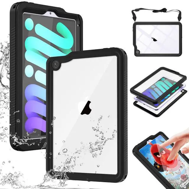 Main image of AICase iPad Mini 7 A17 Pro 2024 iPad Mini 6 2021 (6th Generation) 8.3 Inch Waterproof,Dustproof, Shockproof Case Cover with 360 Full-Body Protection with Lanyard for iPad Mini 8.3" 7th/6th Gen