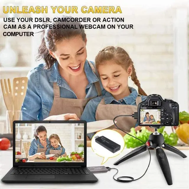 Alt view image 4 of 5 - MyGica Video Capture Card, HDMI to USB Switch Gaming Capture Recorder Device -HD 4K 30fps, Plug & Play Record to Computer for Game, Streaming, Teaching, Video Conference, Live Broadcasting (USB 2.0)
