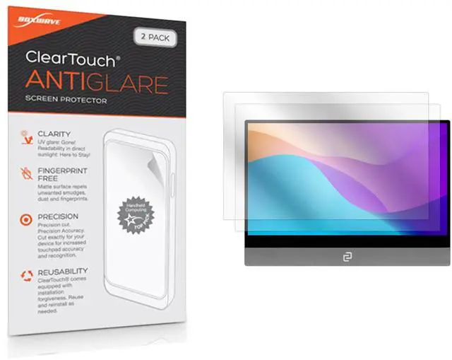 Main image of BoxWave Screen Protector Compatible with Espresso Display 15 Touch V2 - ClearTouch Anti-Glare (2-Pack), Anti-Fingerprint Matte Film Skin