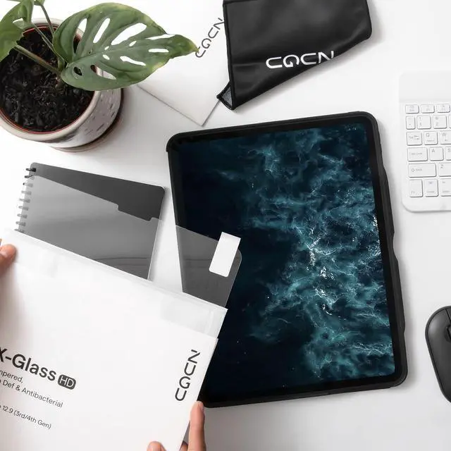 Alt view image 4 of 5 - ZUGU CASE Screen Protector for iPad Pro 11 1st / 2nd / 3rd / 4th Generation & iPad Air 4 - Tempered Glass Scratch-Resistant Film - Fingerprint & Smudge-Resistant Protector
