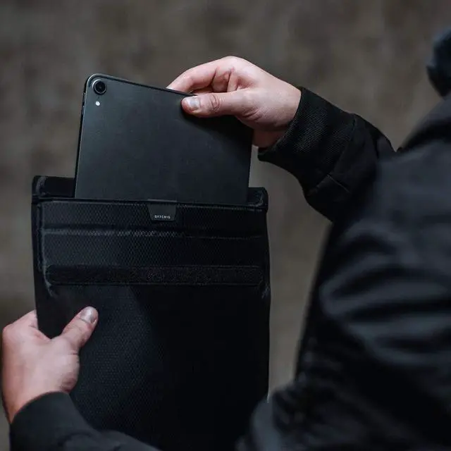 Alt view image 4 of 5 - OffGrid Faraday Bag for Tablets - Premium Signal Blocking Faraday Bags for Anti-Tracking, Anti-Spying, Faraday Bags for Cell Phones, Key Fobs, Tablets, and Credit Cards