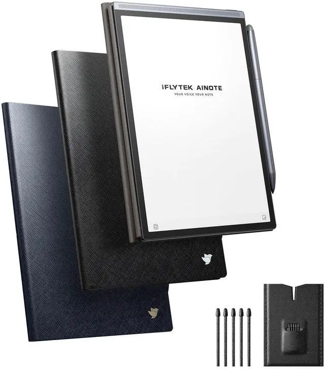 Main image of iFLYTEK AINOTE Air 2 Note Taking Tablet, Black&Blue Protective Folio Case for iFLYTEK AINOTE Air2 Note-Taking Tablet 8.2",5Pcs Pen Refills for iFLYTEK AINOTE Air 2 Note-Taking Tablet