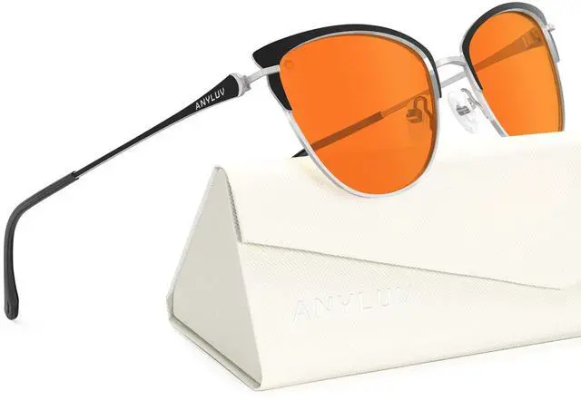 Main image of ANYLUV Blue-Light Blocking-Glasses Blue-Light-Glasses Women: Womens Bluelight Glasses Computer Screen Blocker Eyes Protection