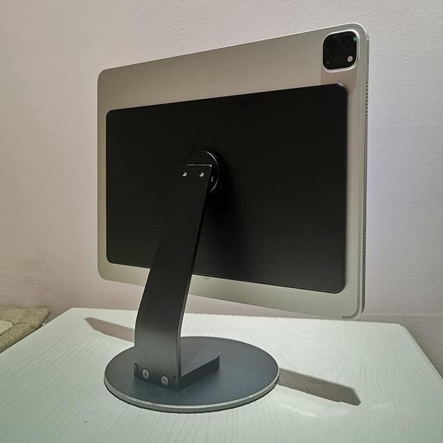 Alt view image 2 of 2 - ATOPHK Magnetic Stand for iPad Pro 12.9 inch, Aluminum Stand 360deg Rotation, 110deg Tilt Black