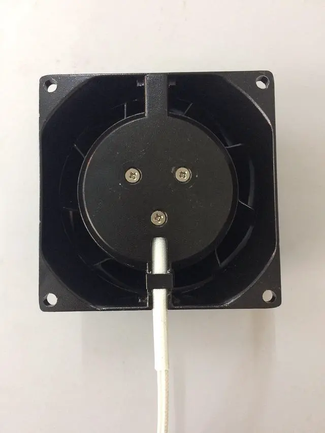 Alt view image 3 of 5 - AC axial Fan 8038, All Metal, high Wind, high air Pressure Cooling Fan,220V AC 80mm by 80mm by 38mm High Speed