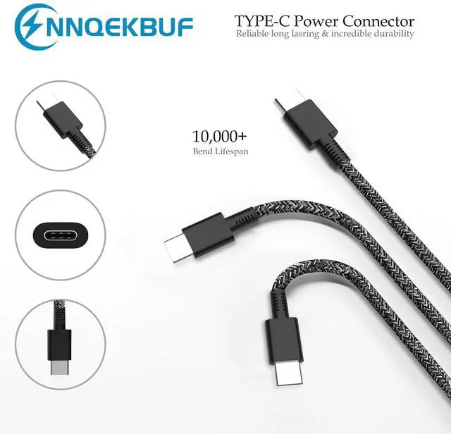 Alt view image 2 of 5 - HP Spectre x360 HP 904144-850 904082-003 2ln85aa ADP-90FE HP 90w Type C Power Adapter USB-C AC Adapter Power Supply Cord