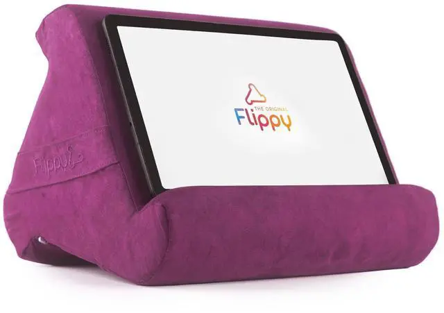 Main image of Flippy Tablet Pillow Stand - Cushion Tablet Stand & Holder, Bed Support for Lap and Desk, Compatible with Phone & Book Reading: Kindle, iPad Pro, iPhone & Samsung - Orchid You Not