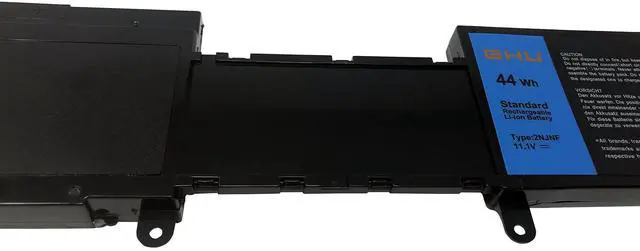 Alt view image 5 of 5 - GHU New 44wh 11.1v Laptop Battery Replacement for 2NJNF 8JVDG TPMCF T41M0 Compatible for Dell Inspiron 14z-5423 15z-5523