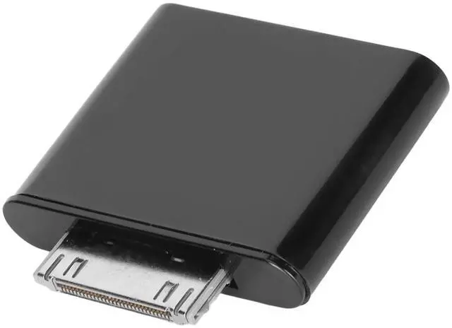 Main image of 30 Pin Bluetooth Transmitter for iPod, Bluetooth 2.1 Adapter Transmitter, Plug and Play, Not for iPod Classic and Nano (Black)