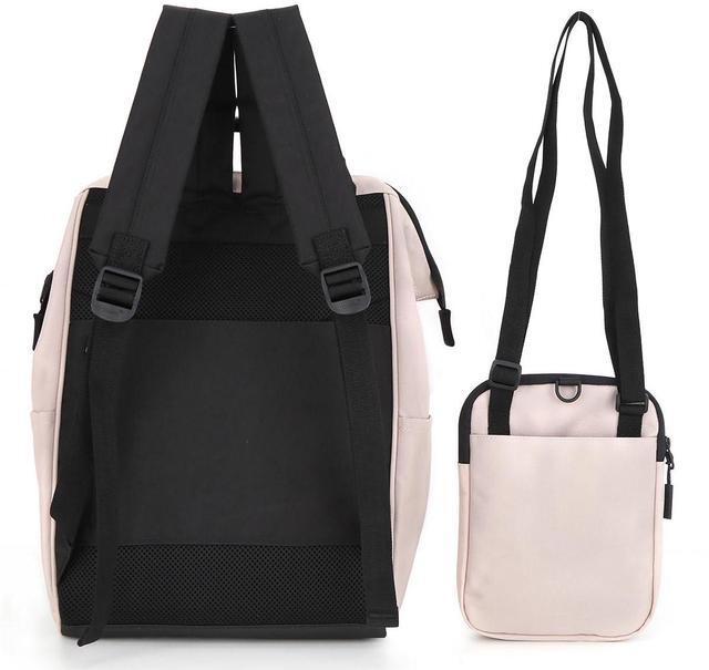 Alt view image 5 of 5 - himawari 14.9 inch Women's Laptop Backpack, Large Capacity College Schoolbag, Waterproof Travel Bag for Men & Women-0403-01#Green Bamboo