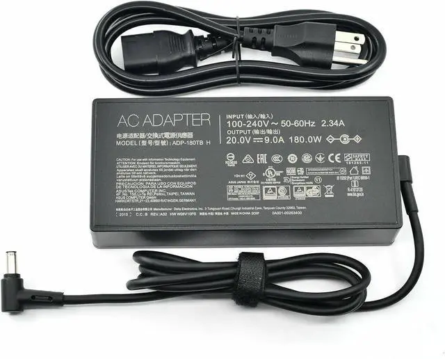 Main image of 180W AC Charger for Asus ROG Zephyrus & TUF Gaming Series G14 G15 A15 F15 F17 A17 GA401 GA502 FX566 FX705 FA706 FX766 FA506 FX516PC FX516PE FX706 FX506 FX505DT FX517ZC FX517ZE GL703GM GX531GM Laptop