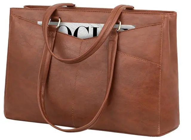 Main image of LOVEVOOK Laptop Tote Bag for Women, Office Work Bag Briefcase fit for 15.6 inch Laptop, Large Capacity Teacher Computer Bag Handbag