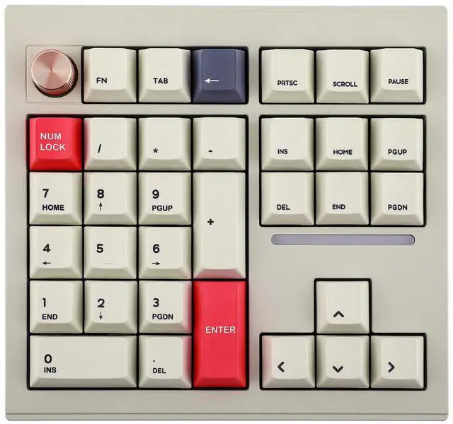 Main image of MechLands CIDOO V33 Aluminum Wireless Numpad, VIA Gasket Number Pad, Keypad with Navigation, Arrow Keys, Knob, BT5.0/2.4GHz/USB-C Wired Connections for Windows/Mac OS/Linux