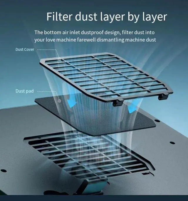 Alt view image 5 of 5 - Cooling Pad for Msi Vector A18 HX 17 HX 16 HX AI GP66 GP76Creator Z16 A16 Z16P A16 AI+ M14 17 16 15 Gaming Laptop with Powerful Turbo Fan Can Fast Cooling,6 RGB Light Mode,Touch Contr