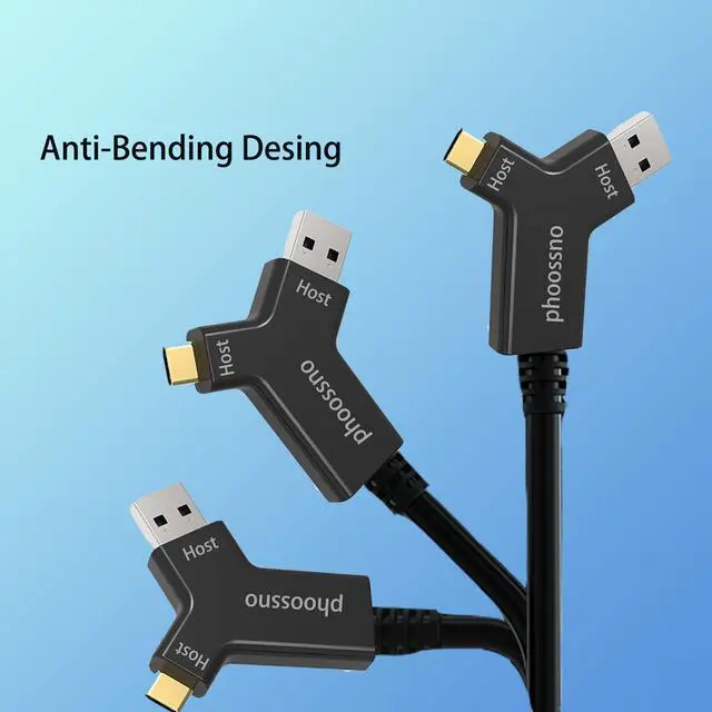 Alt view image 5 of 5 - phoossno Y Solution USB A&C to C Active Optical Cable Version,Supports All Mainstream Operating Systems (Windows, Mac OS, Linux) and is Compatible with Multiple USB Device Types