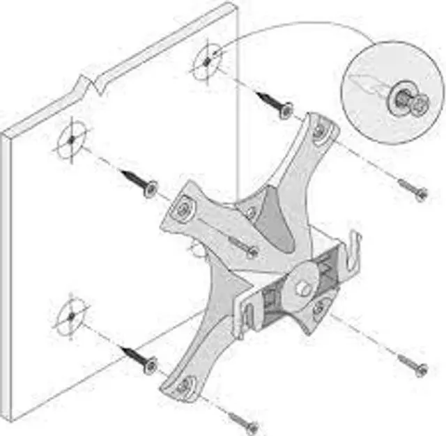 Alt view image 5 of 5 - White Wall Mount Kit 6 Pack, JW047A, Compatible with Aruba AP-220-MNT-W1W