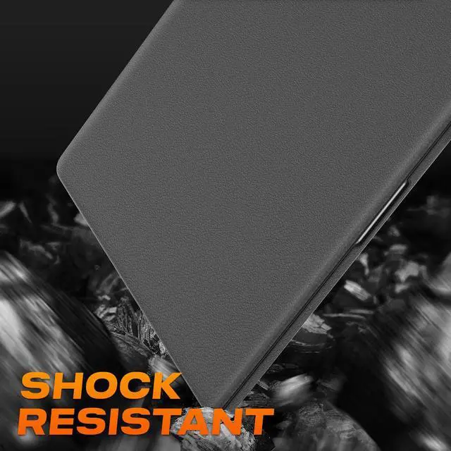 Alt view image 5 of 5 - SEYMAC stock Case for MacBook Pro 14 inch 2024-2021 A3112 A3185 A3401 A2918 2992 2779 M4-M1, Shock-Absorbing Protection Case with Magnetically-Folio Stand &Mouse Pad/Bag (Leather-Like Color Gray)