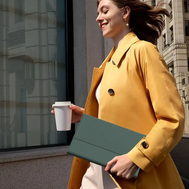 Alt view image 5 of 5 - SZPSGC Keyboard Case for iPad (A16)11th Generation 11 Inch 2025, iPad 10th Generation 10.9 Inch 2022, Smart Folio Cover with 7 Colors Backlit Wireless Detachable Keyboard, Auto Sleep Wake, Dark Green