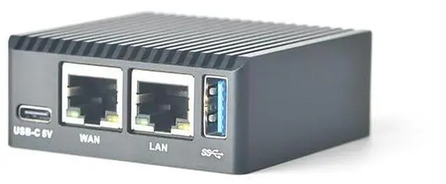 Alt view image 3 of 5 - FriendlyElec NanoPi R3S Mini Router OpenWRT, 2GB LPDDR4X RAM 32GB eMMC, with Dual-Gbps Ethernet for Smart Home Office Gateway IoT NAS Applications, Support Debian Ubuntu OS (2+32GB with Metal Case)