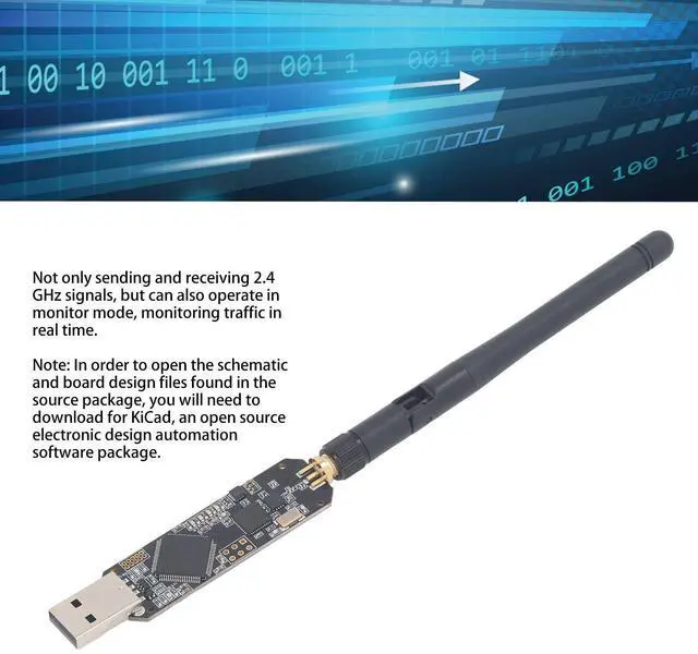 Alt view image 2 of 5 - Bluetooth Protocol Analyzer,2.4GHz no Wire Development,PCB Real Time Traffic Monitoring for Ubertooth 1, LPC175x ARM Cortex M3 Controller,USB2.0 Interface,Reception Protocol Analysis Open Source Tool