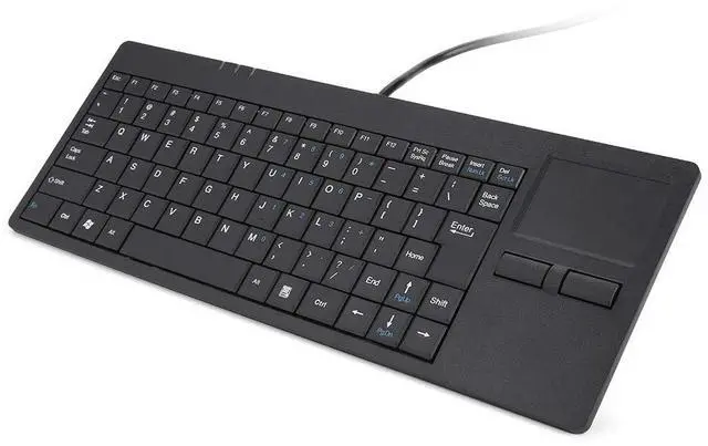 Main image of Yoidesu 82-Key USB Wired Keyboard with Built-in Touchpad HUB Port Ultra Thin Mute Keyboard for Desktop, Computer Ergonomic
