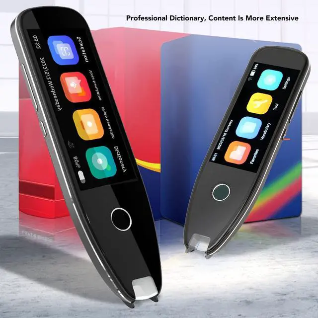 Alt view image 2 of 5 - 134 Languages Translator Pen, Text to Speech Pen Scanner with 3.5 Inch Touchscreen, 8MP HD CAMERA, Support Voice Photo Scan Translator, for Study Business Travel