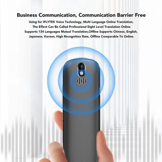 Alt view image 5 of 5 - 134 Languages Translator Pen, Text to Speech Pen Scanner with 3.5 Inch Touchscreen, 8MP HD CAMERA, Support Voice Photo Scan Translator, for Study Business Travel