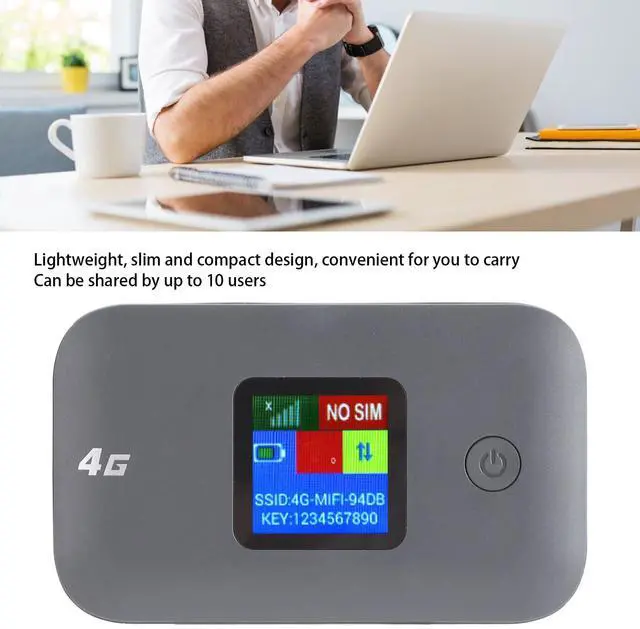 Alt view image 5 of 5 - Mobile Hotspots, Portable Travel Routers Support 10 Users at The Same Time, 3000mAh Large Battery, Pocket 4G Device for Secure Internet at Home Or Everywhere You