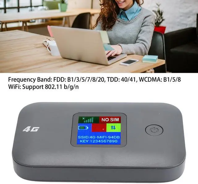 Alt view image 4 of 5 - Mobile Hotspots, Portable Travel Routers Support 10 Users at The Same Time, 3000mAh Large Battery, Pocket 4G Device for Secure Internet at Home Or Everywhere You