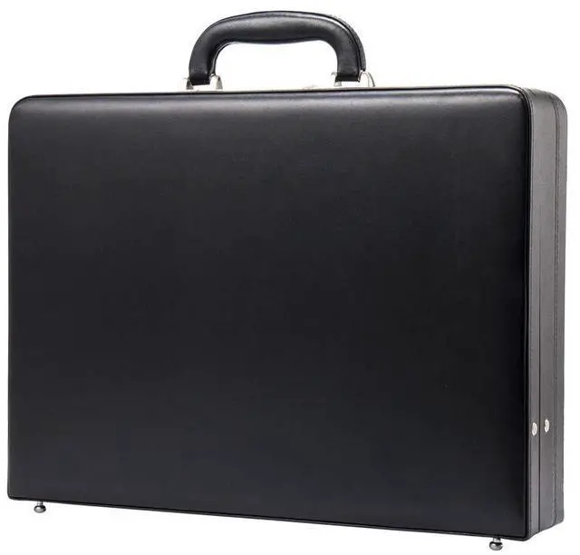 Alt view image 3 of 5 - Expandable Hard Briefcases Laptop Attache for Men Business Brief Case with Lock - Black