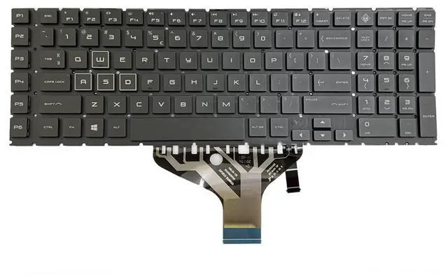 Alt view image 2 of 5 - ZAHARA RGB Keyboard with Backlit US for HP 17-CB1072NR 17-CB1080NR 17-CB1097NR 17T-CB100 17-CB1002CA 17-CB1010CA 17-CB1046NR 17-CB1055CL 17-CB1060NR 17-CB1070NR NSK-XP2BQ 9Z.NF3BQ.201 L32775-001