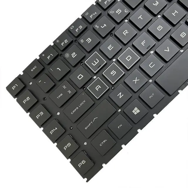 Alt view image 4 of 5 - ZAHARA RGB Keyboard with Backlit US for HP 17-CB1072NR 17-CB1080NR 17-CB1097NR 17T-CB100 17-CB1002CA 17-CB1010CA 17-CB1046NR 17-CB1055CL 17-CB1060NR 17-CB1070NR NSK-XP2BQ 9Z.NF3BQ.201 L32775-001