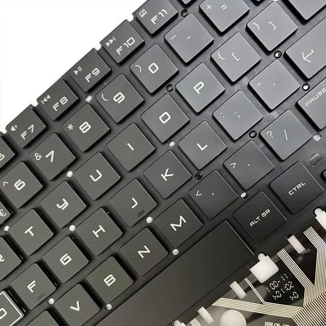 Alt view image 5 of 5 - ZAHARA RGB Keyboard with Backlit US for HP 17-CB1072NR 17-CB1080NR 17-CB1097NR 17T-CB100 17-CB1002CA 17-CB1010CA 17-CB1046NR 17-CB1055CL 17-CB1060NR 17-CB1070NR NSK-XP2BQ 9Z.NF3BQ.201 L32775-001