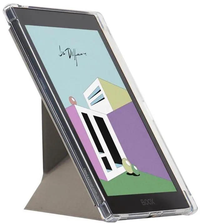 Alt view image 2 of 5 - INSOLKIDON Compatible with Boox Tab Mini C/Boox Tab8/Tab8c Tablet case, Full Coverage Ultra Slim PU Leather Cover Case Folding Stand Cover Protective Tablet Cover with Hand Strap Magnet (Mini C)