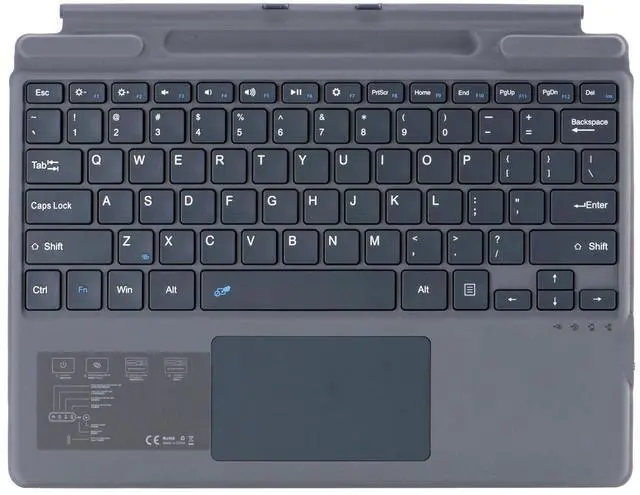 Main image of Zoof Type Cover for Microsoft Surface Pro 13 inch, Compatible with Surface Pro 13"(11th Edition) / Pro 11 / Pro 10 / Pro 9 / Pro 8 / Pro X, Portable Slim Bluetooch Keyboard with Touchpad, Pen Holder