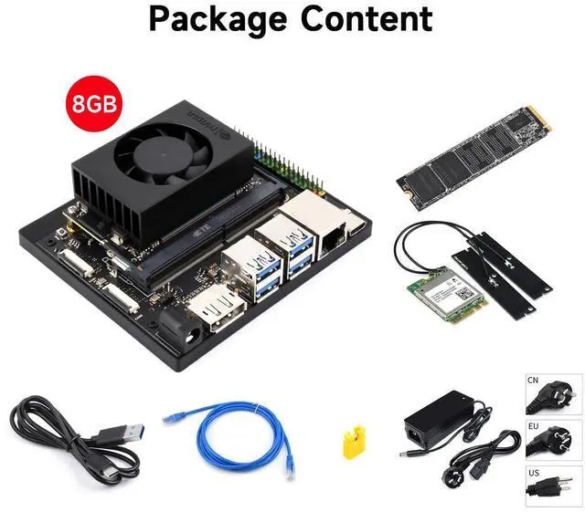 Alt view image 2 of 5 - Waveshare Jetson Orin NX AI Development Kit for Embedded and Edge Systems 8GB Memory Memory Jetson Orin NX Module (5 Items)