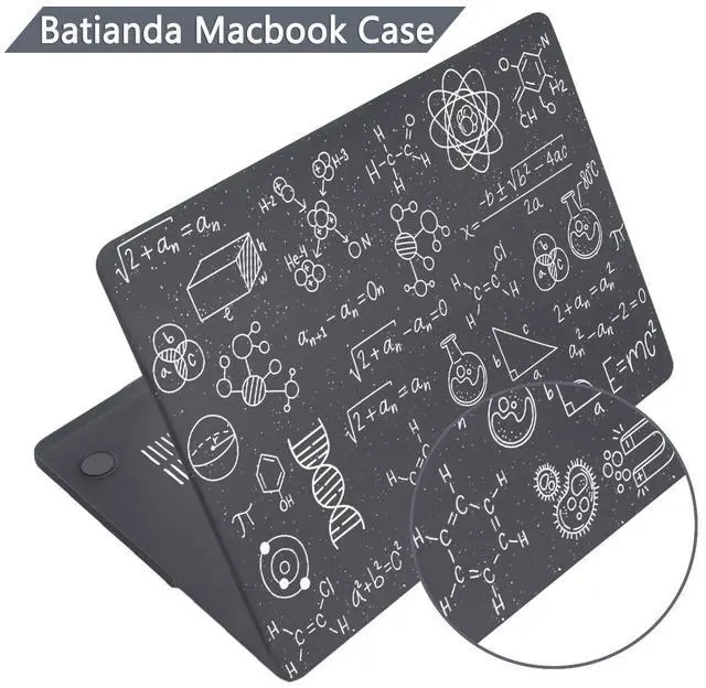 Alt view image 5 of 5 - Batianda Case for New MacBook Pro 16 inch M4 2024 2023 2021 Release with M3 M2 M1 Pro/Max Chip,3D Designed Hard Shell with Keyboard Cover & Screen Protector, Scientific Formulas