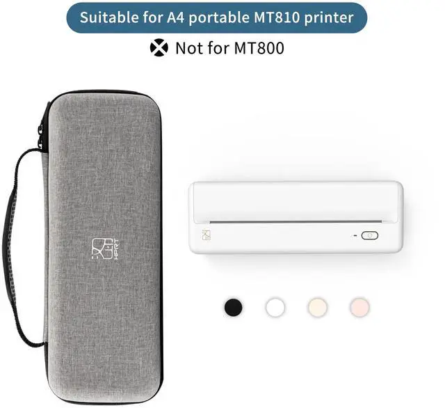 Alt view image 3 of 5 - HPRT Portable Carry Case Compatible Pooolitech MT810 Portable Printers Waterproof Shockproof Scratch Resistant Compact Lightweight