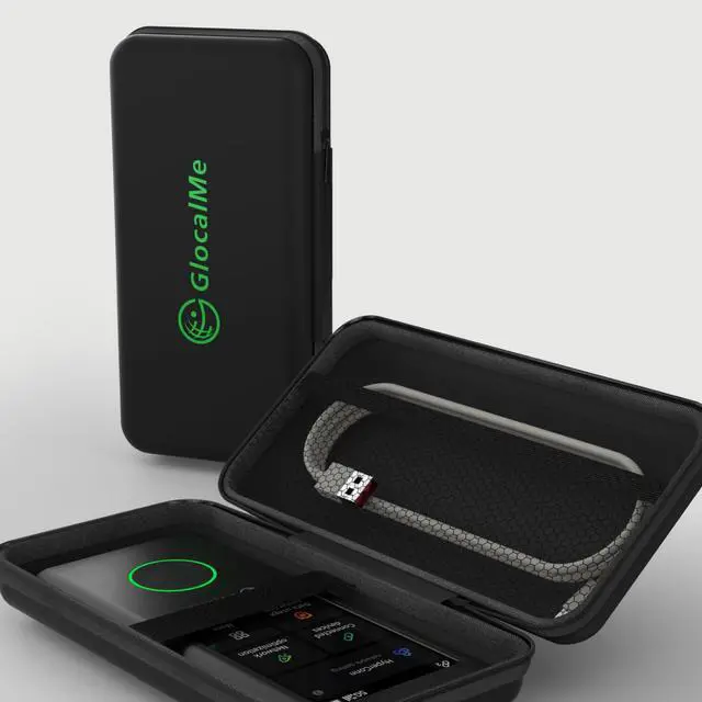 Alt view image 2 of 4 - GlocalMe Numen Air 5G Mobile Hotspot with Protective Travel Case