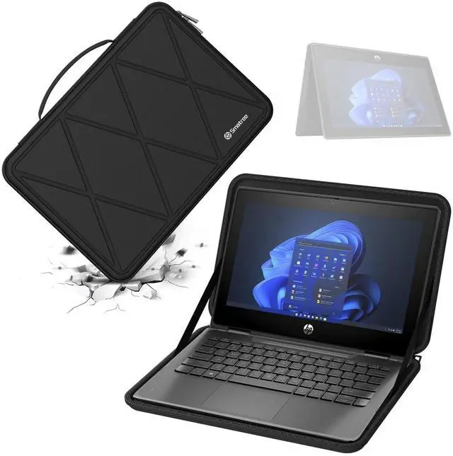 Main image of Smatree Hard EVA Protective Sleeve Case Compatible for 11.6 inch HP Pro x360 Fortis 11 G11/G10/G9, HP Fortis 11 G9 Q/x360 11 G3 J, Chromebook 11 G9/x360 11 G4 Laptop Bag (X8017)