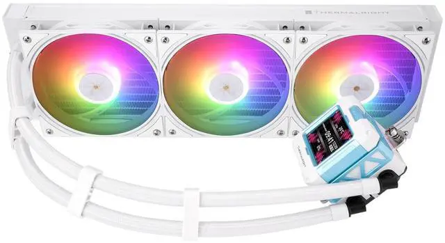 Main image of Thermalright FW360 Black ARGB BW CPU Water Cooler with 3 PWM Fans with 2000RPM,IPS LCD Screen with 320x240 Resolution,Liquid CPU Cooler with 2.4in LCD Display,CPU PC Aio Cooler for AM5/Intel LGA1851