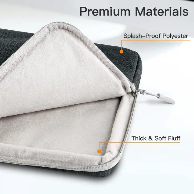 Alt view image 4 of 5 - JETech MacBook Pro M3 / M2 / M1 14 Inch Laptop Sleeve and MacBook Pro 14.2-Inch (M3 / M3 Pro / M3 Max / M2 Pro / M2 Max / M1 Pro / M1 Max, 2021-2023) Matte Screen Protector Bundle
