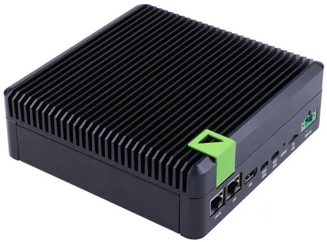 Main image of seeed studio NVIDIA Jetson Orin Nano 4GB Industrial Fanless Edge AI Device-reComputer Industrial J3010, Aluminum case with Passive Cooling, 2xRJ45 GbE, 1xRS232/RS-422/RS-485, 4xDI/DO, 1xCAN, 3xUSB3.2