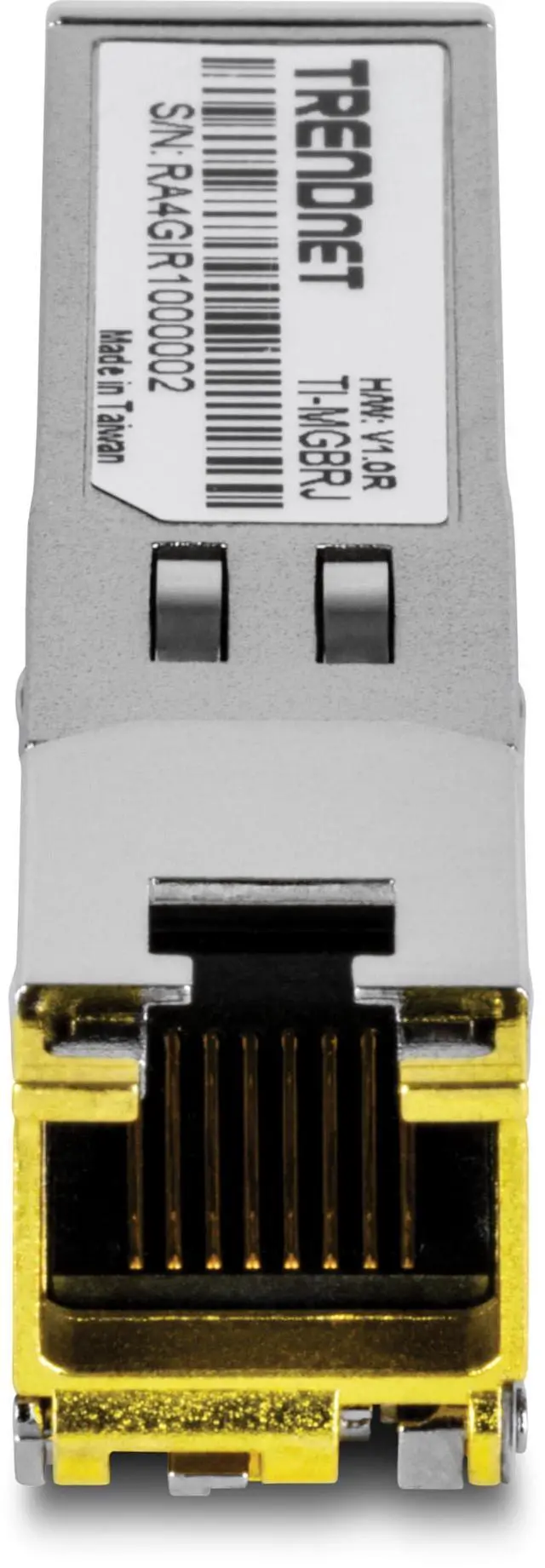 Alt view image 3 of 4 - TRENDnet 1000BASE-T Industrial SFP RJ45 Copper Module, TI-MGBRJ, Supports Data Rates up to 1.25Gbps, NDAA TAA Compliant, Lifetime Protection