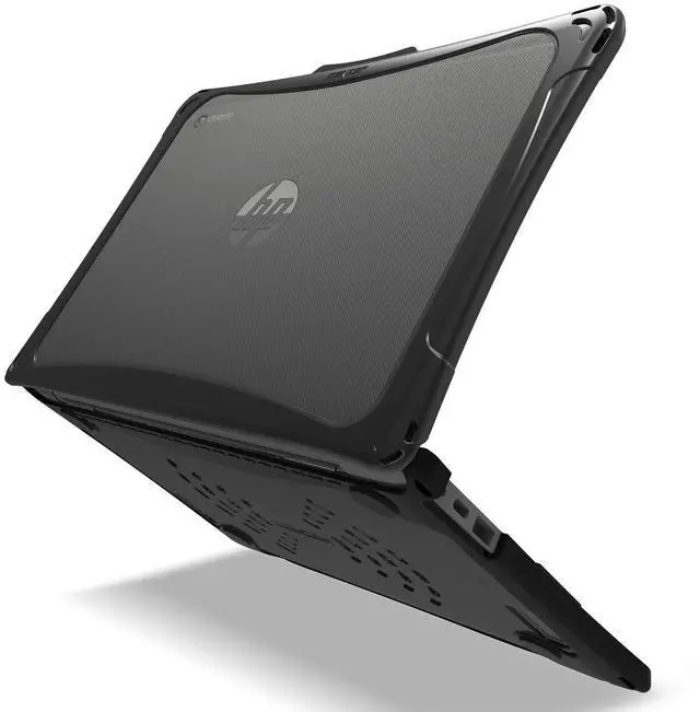 Main image of iBenzer Hexpact Case for HP G9 G8 EE Chromebook 11 Inch, Heavy Duty Snap on Case, Rugged Protective Cover with Screen Lock for K-12 Students, Education, Classrooms, Drop Tested, Black, HP-G8