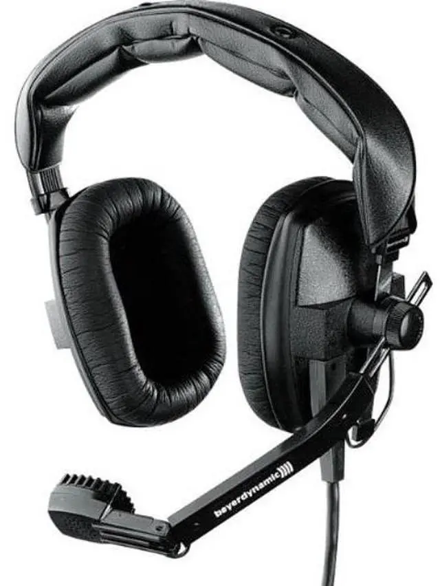 Alt view image 4 of 4 - Beyerdynamic DT-109-200-50-BLACK Closed Headset with Dynamic Hypercardioid Microphone, 50 Ohms, Black