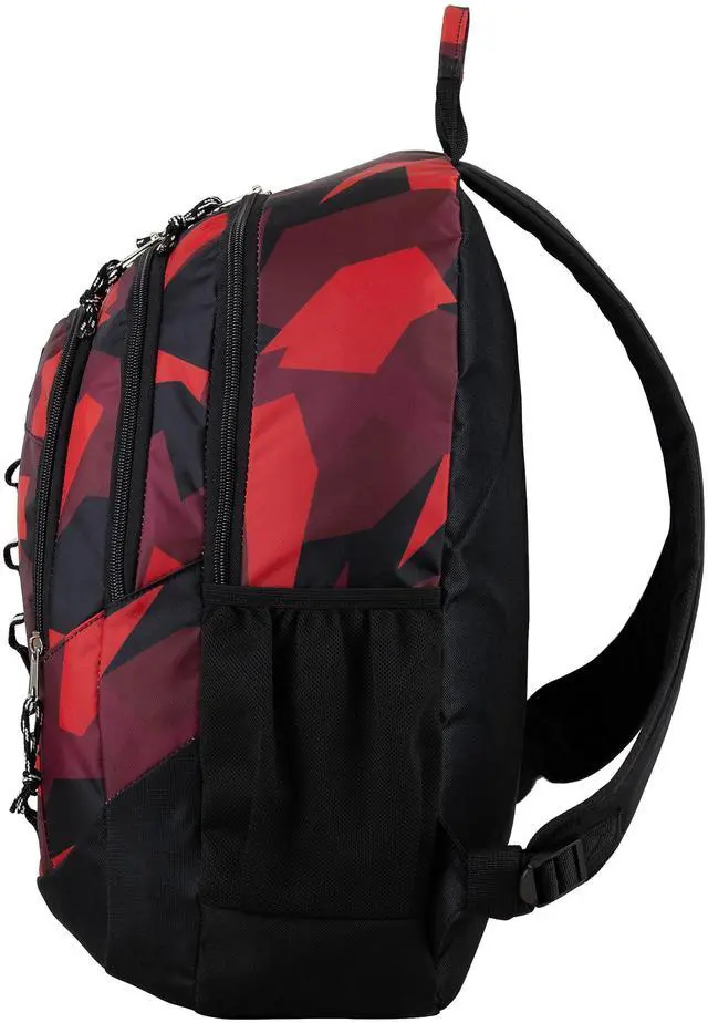 Alt view image 4 of 5 - FUEL Travel Laptop Carry On Backpack Sport Shock Multi Large Compartments for College Bookbag, Hiking, Work, 18.5 x 13 x 7 Inches, Red Camouflage
