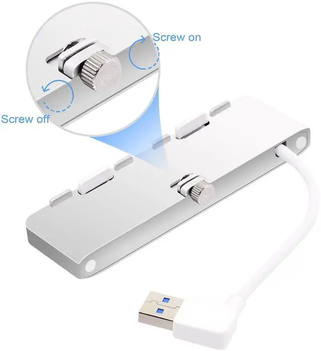 Alt view image 3 of 4 - Cateck iMac USB 3.0 Hub Adapter with 3 USB 3.0 Ports+SD/Micro SD Card Reader Combo,Ultra-Thin Premium Aluminum iMac Hub Dock Compatible with Model Released November 2012 or Later